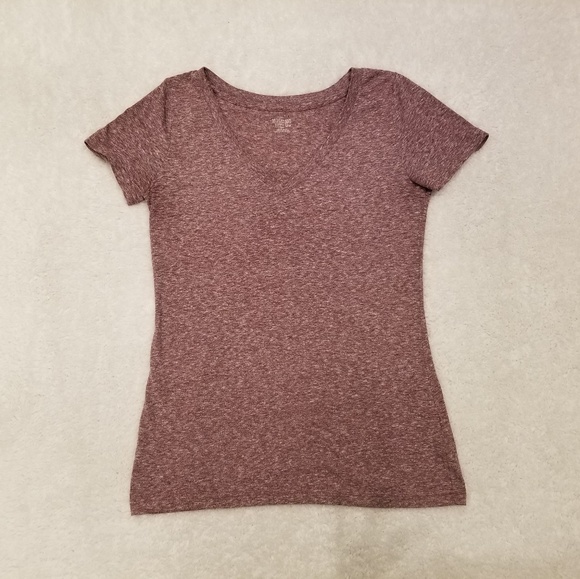 Mossimo Maroon V-neck Shirt - Picture 3 of 3